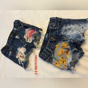 24 months styled girls Jean shorts